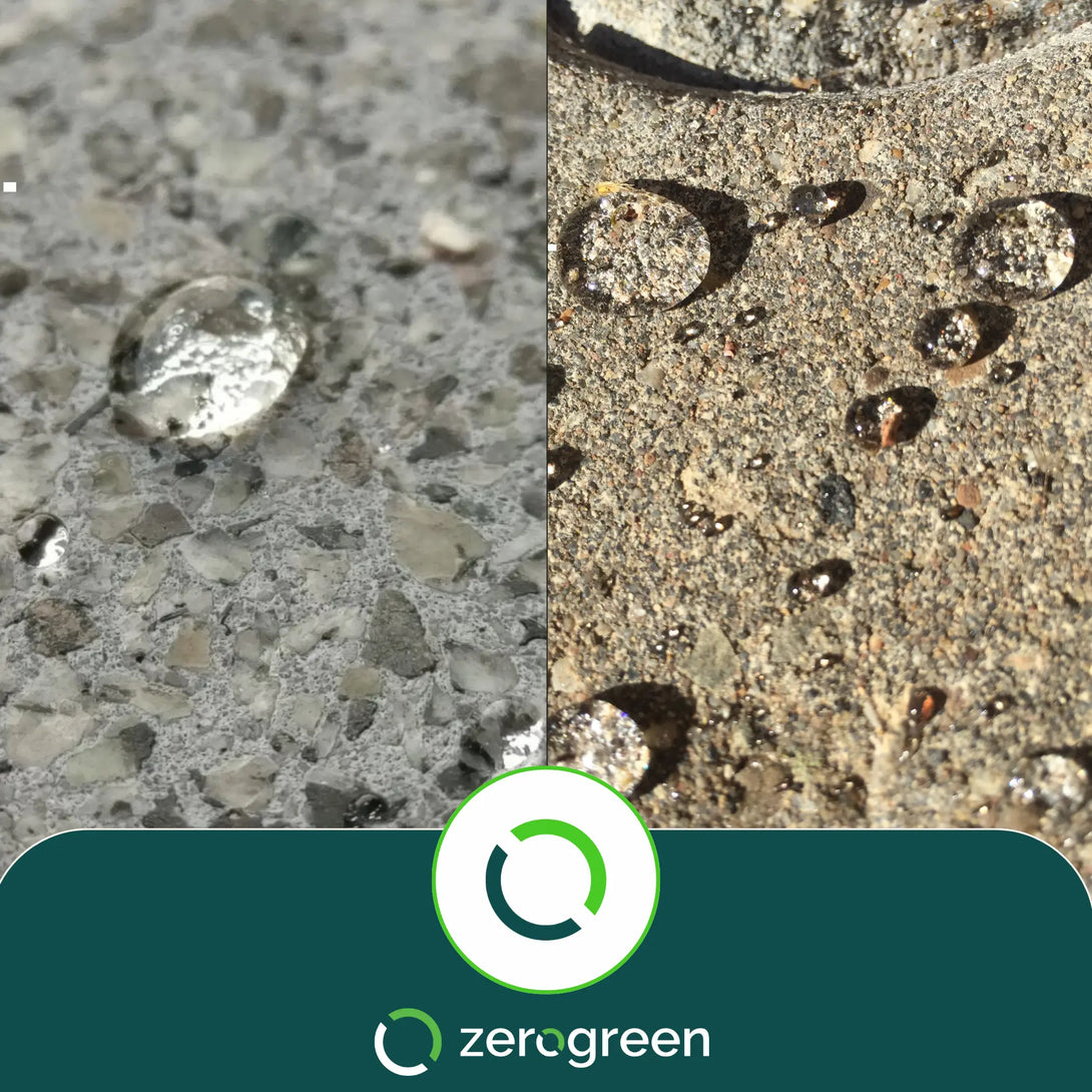 Imprägnierung von Steinflächen mit zerogreen Nano Imprägnierung